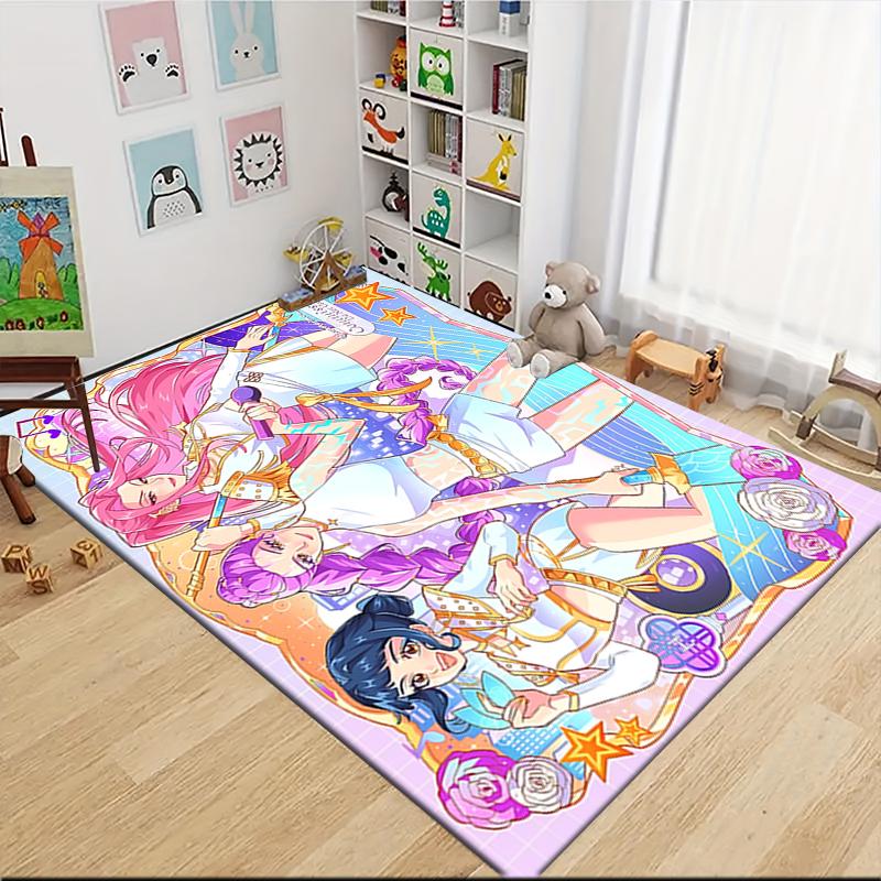 Fantasy Fashion Festival Carpet Rug Soft Washable Antislip Home Living Room Sofa Mats Personalized Christmas Rug