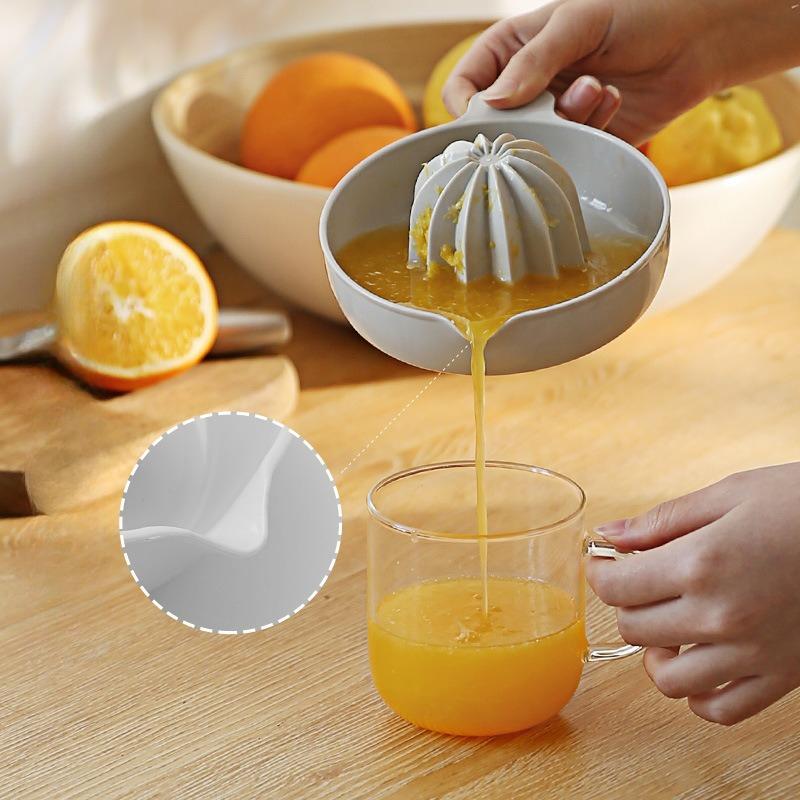 Lemon Manual Juicer Press Type Orange Press, Portable Fruit and Vegetable Juicing Cup Fruit Dehydration Extruder