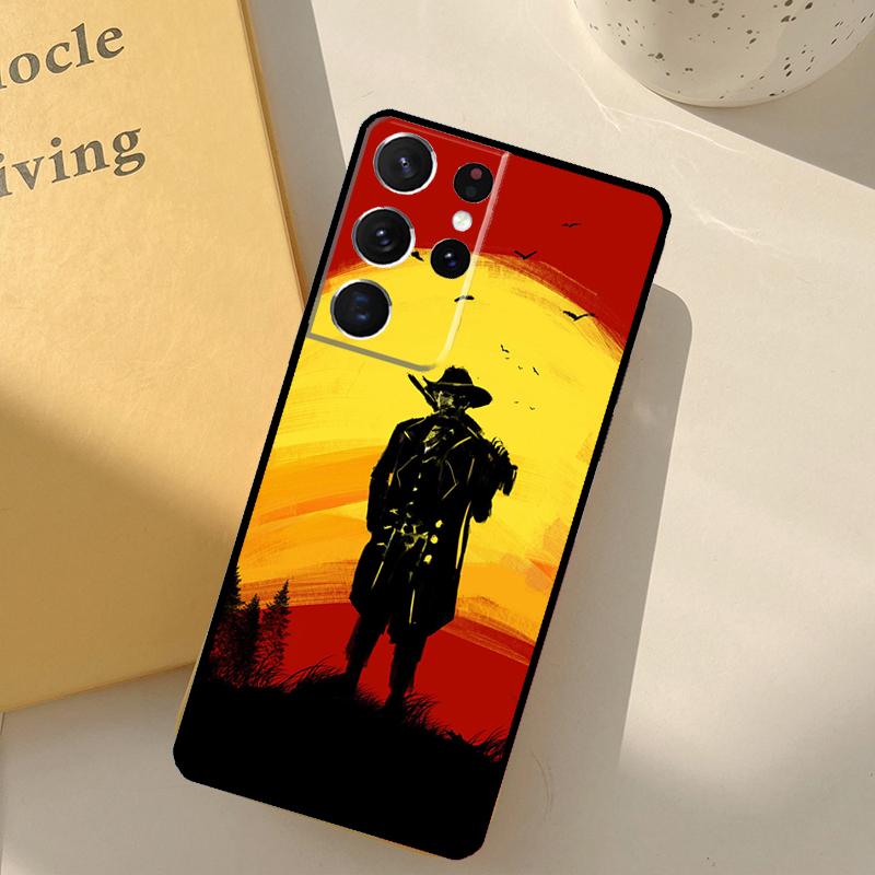 Red Dead Redemption 2 Phone Case For Samsung Galaxy S25 S20 S21 S22 S23 S24 Ultra S9 S10 Plus S25 FE Cover Shell