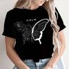 Fashion 3D Cat Printed T Shirt For Women Summer Casual O-neck Short Sleeve Tops Oversized V-neck Ladies T-Shirts Female Clothing