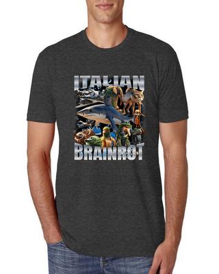 Italian Brainrot Funny Animal Mashup Mens Premium T- Shirt