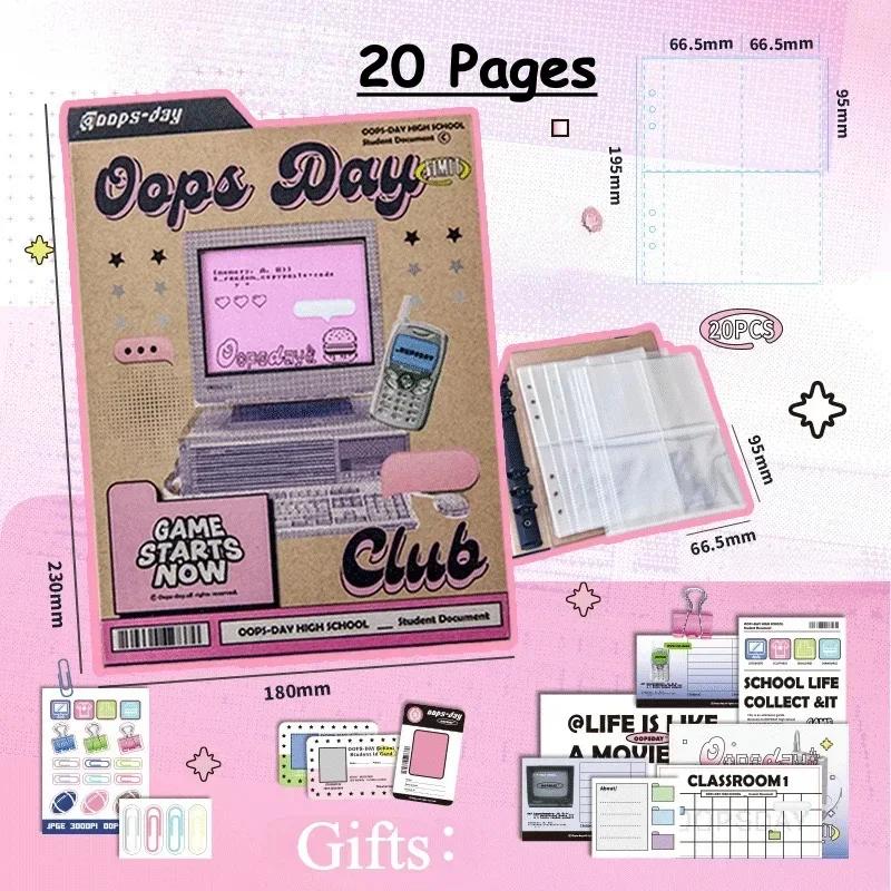 Retro Y2K Style Game Machine Shape Picture Album Kpop Idol Card Binder 3 Inch Card Collection Book for Students Gifts 2025 New