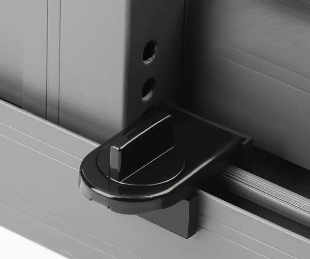 No-Drill Sliding Door Lock Child Safety Lock for Sliding Windows High-Rise Anti-Fall Limiter Anti-Theft Safety Latch