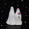 Halloween Yard Ghost Decoration Synthetic Resin Night Light Outdoor Ghost Ornament for Household