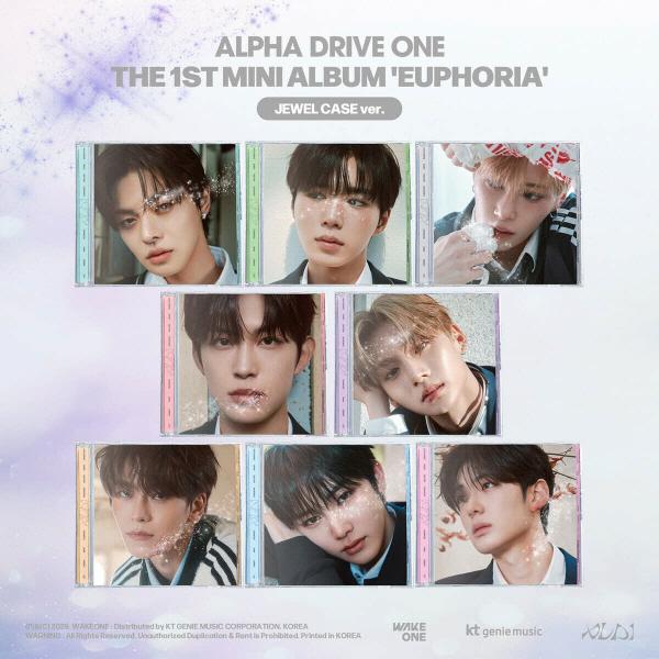 [Предзаказ]ALPHA DRIVE ONE – 1-й мини-альбом EUPHORIA (Jewel Case Ver.) [Комплект из 8 версий] 1 Random Version out of 8