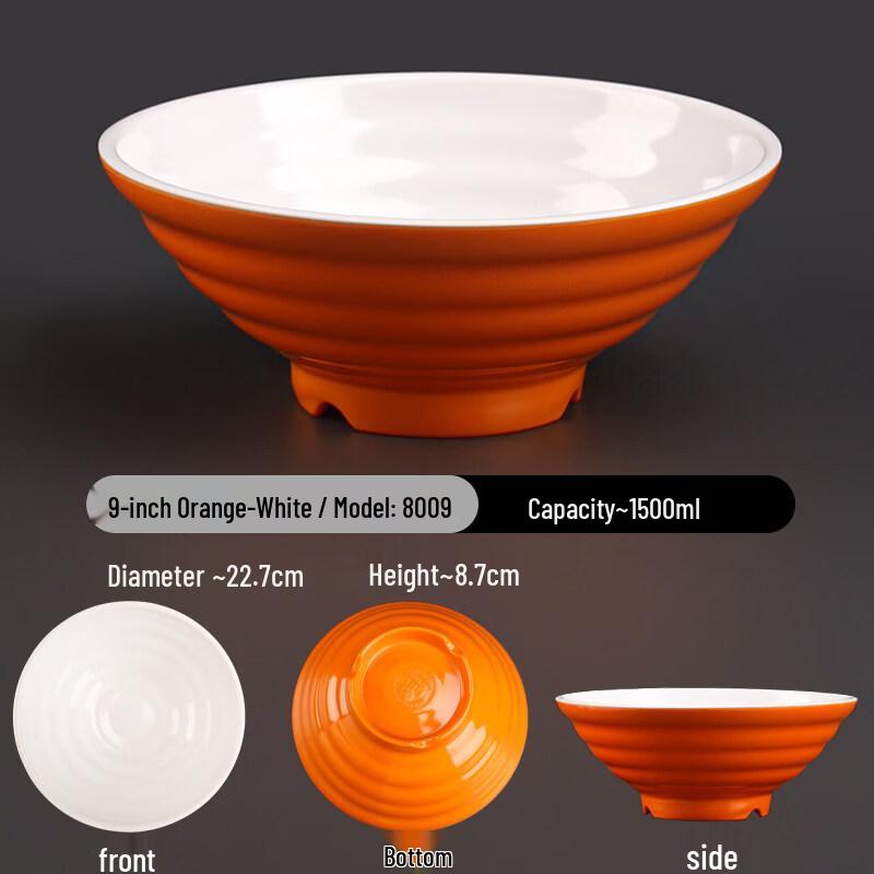 Di Ruien A5 Melamine Noodle & Soup Bowls