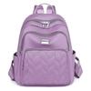 Damen-Rucksack in Unifarbe, Minimalistisches Design Reißverschluss Tagesrucksack, Lässige Leichte Umhängetasche für Tägliches Reisen Schulweg