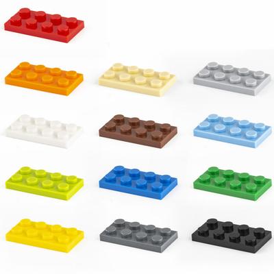 100g Malé Dílky 3020 2x4 Deska Cihla Stavební Blok Ploché DIY Díly Kompatibilní s Buildmoc Montážní Dílky Kreativní Dárkové Hračky