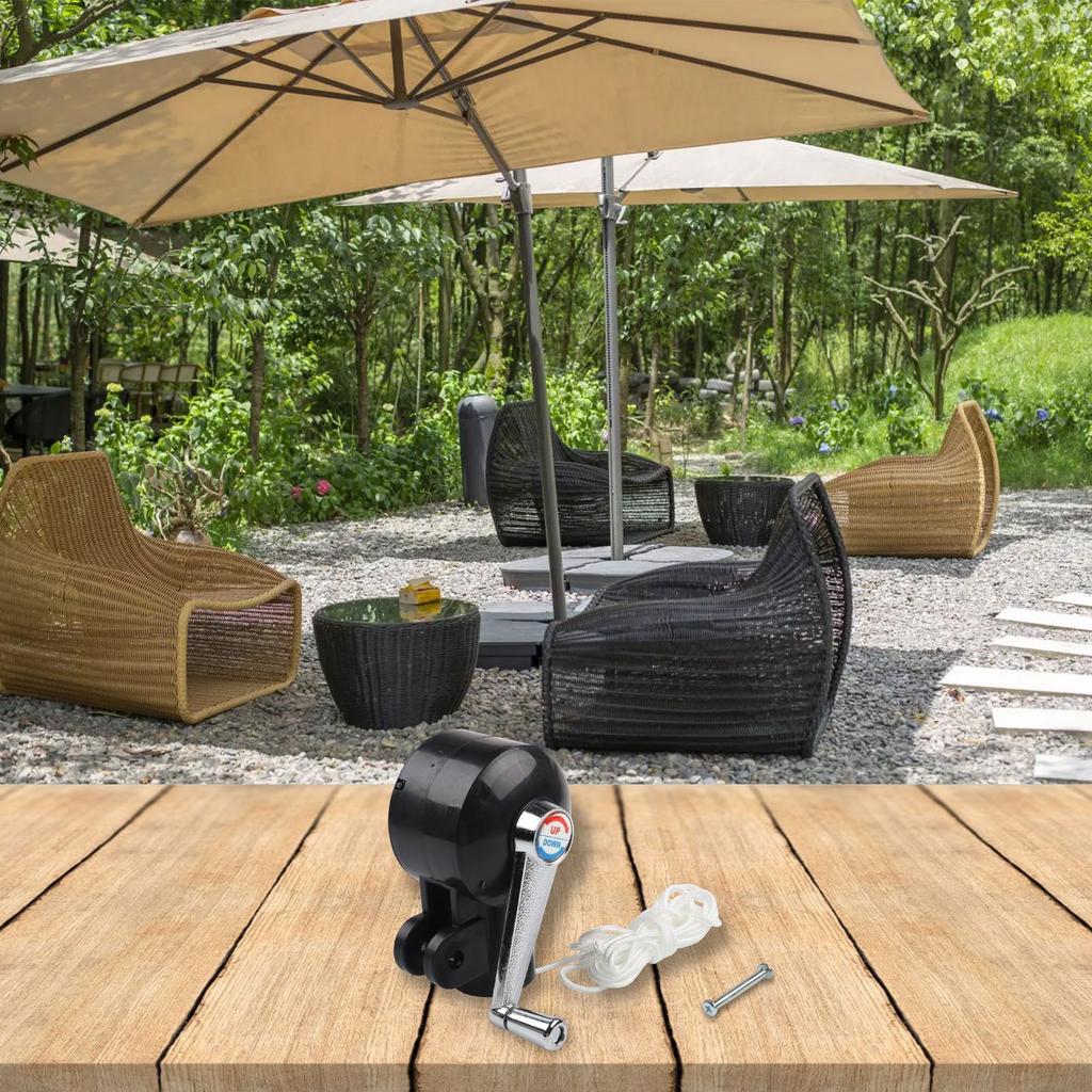Replacement Crank Handle for Outdoor Umbrellas on Patios and Decks Heavy Duty Design with 43mm Diameter for Secure Fit