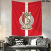 Standard Liège logo Wall Hanging Printed Fabric Blanket Decorative Tapestries for Bedroom Living Room Home Decor
