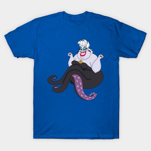 

Men Black Print T-shirt Ursula No-Cut Transfer Paper Print Cotton Tshirt M королевский синий