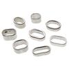 10pcs Stainless Steel Metal Big Hole Tube Spacer Beads for Jewelry Making Fit Charm Leather Bracelet DIY Handmade Findings