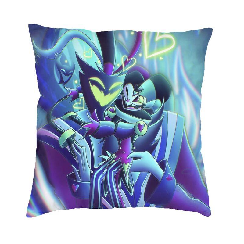 Funny Cartoon Comics Tv Helluva Boss Throw Pillow Case Decoration Custom Square Cushion Cover 40X40 Pillowcover For Living Room