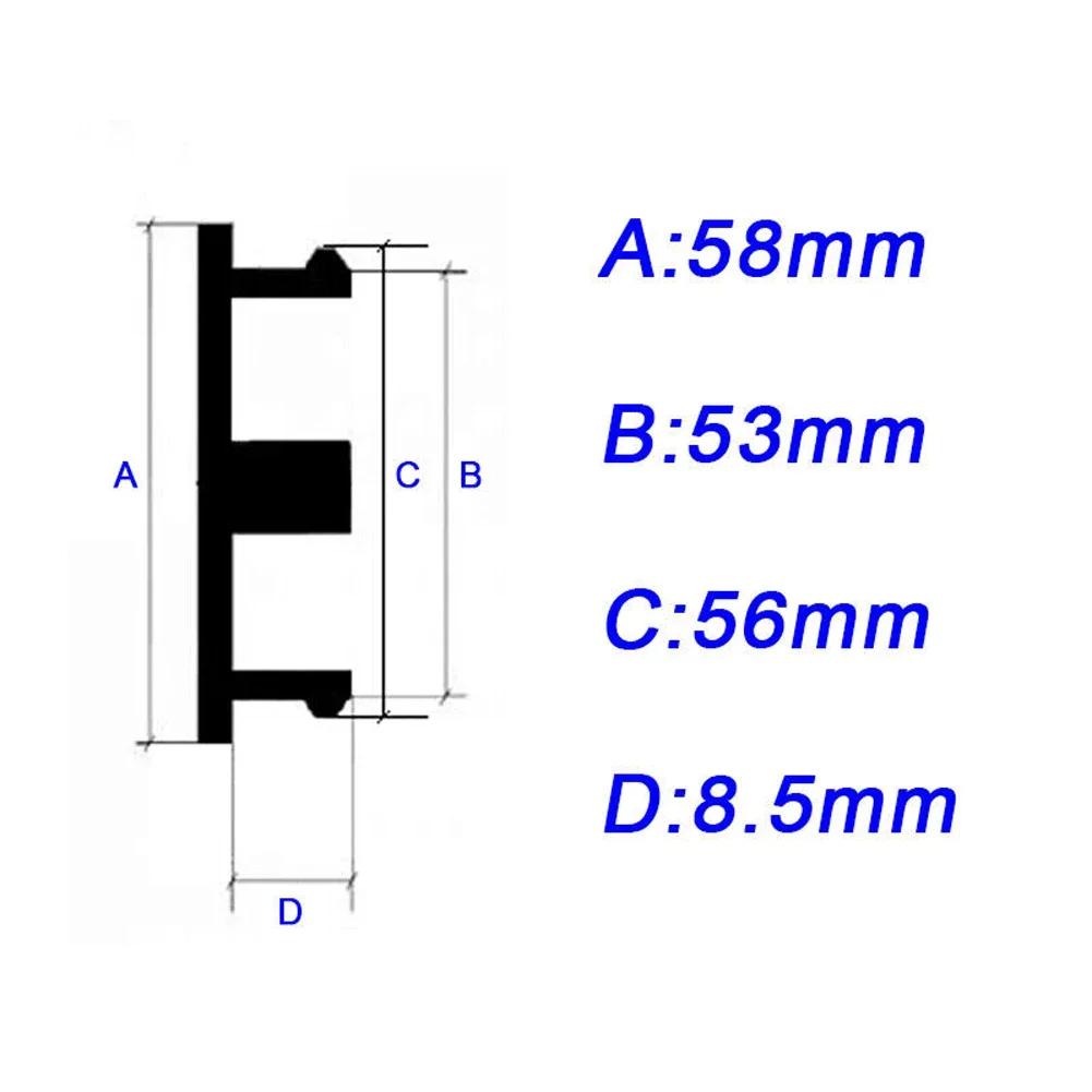 4 Stück/Set O.Z. Racing 58mm Auto-Radnabendeckel Felgendeckel Staubdichte Abdeckungen Für 50mm OZ Emblem Logo Plakette Auto Zubehör
