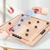 Magnetic Battle Board Game Fun Magnetic Induction Table Game Educational Wooden Child Interactive Brain Training Toy