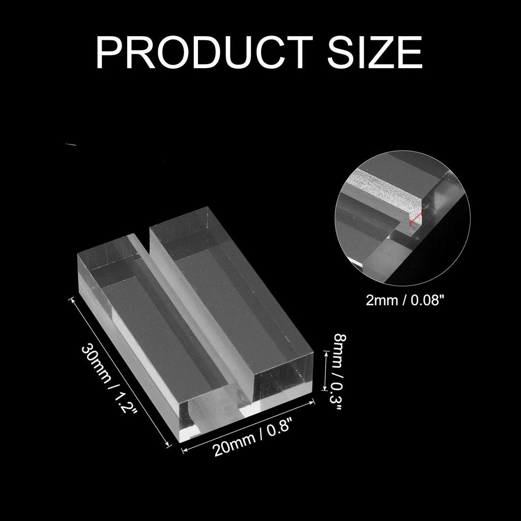 5/12/20pcs Place Card Holder Acrylic Table Sign Holder Table Number Holders Name Card Stands for Photo Menu Display Clear