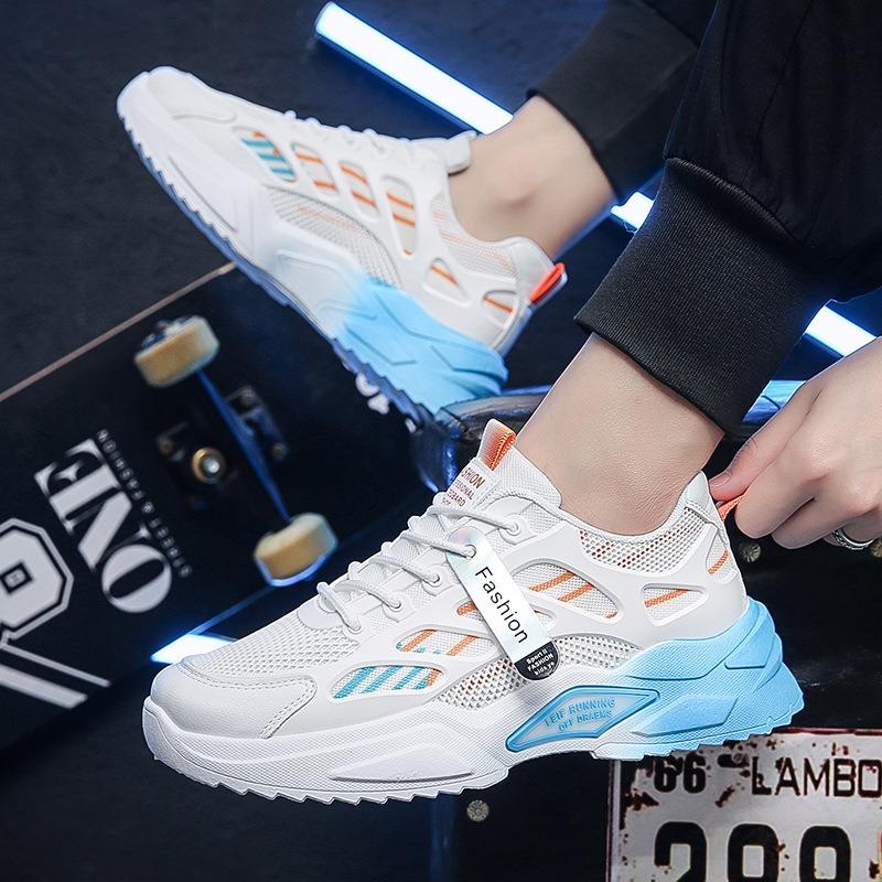 Μόδα Καλοκαίρι Νέα Ανδρικά Αθλητικά Παπούτσια με Αερόσολα Ελαφριά Αναπνέοντα Αντιοσμητικά Αθλητικά Παπούτσια για Τρέξιμο Παπούτσια για Περίπατο Zapatillas