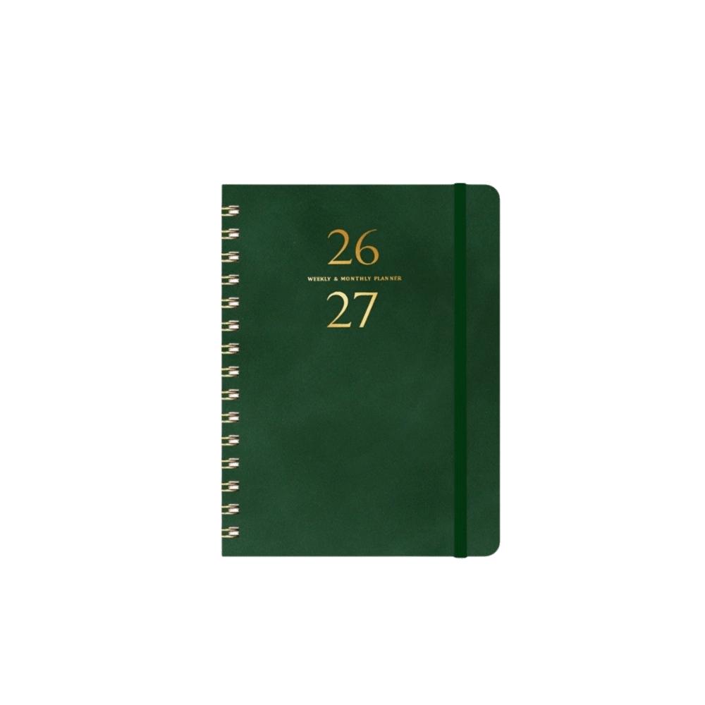 PU Leather Agenda Book Colorful Inner Page Appointment Book To Do List Notepad for Student Gift