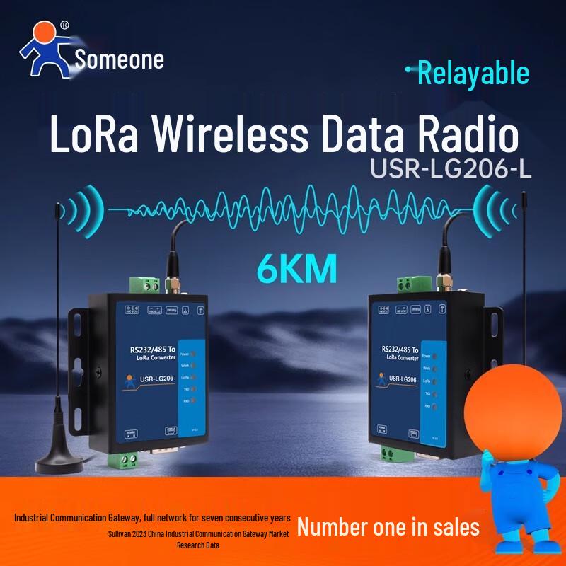 Trasmettitore-ricevitore dati wireless LoRa DTU RS485