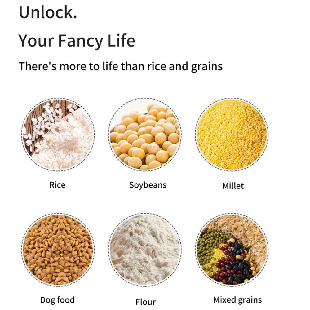 to Use With Lid Space Saving Grain Storage Tank Rice Container Kitchen Storage Box Flour Bucket