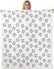 Airplane Pattern Blanket Soft Fleece Throw Kids Room Decor Aviation Theme Baby Gift Home Decoration
