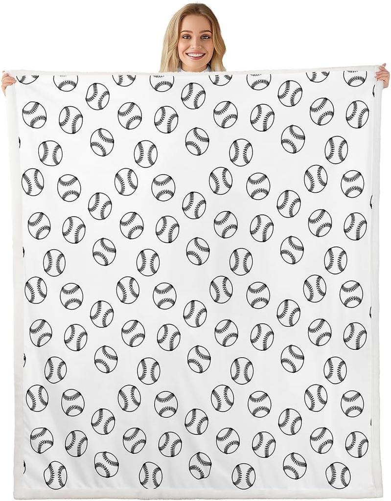 Airplane Pattern Blanket Soft Fleece Throw Kids Room Decor Aviation Theme Baby Gift Home Decoration