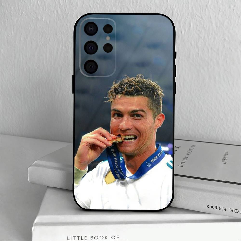 C-Cristiano-O R-Ronaldo-O Phone Case For Samsung S25,S24,S21,S22,S23,S30,Ultra,S20,Plus,Others Soft Black Cover