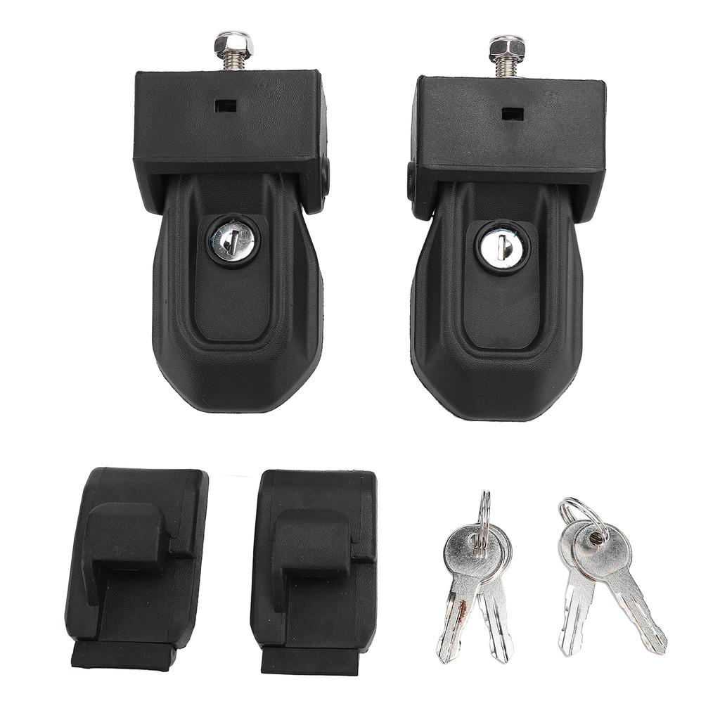 Locking Hood Latches with Keys High Strength Adjustable Anti Theft Locking Hood Catch Kit for JL JLU JT