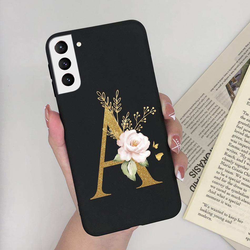 For Samsung S21 FE S21 Ultra Plus Case Slim Soft Cute Letters Cover For Samsung Galaxy S21 Plus 5G S21+ S 21 Ultra Phone Cases