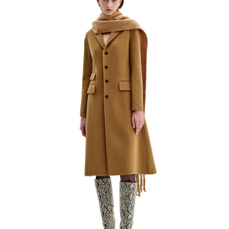 

WEAREUGENE Chunky muffler camel camel one