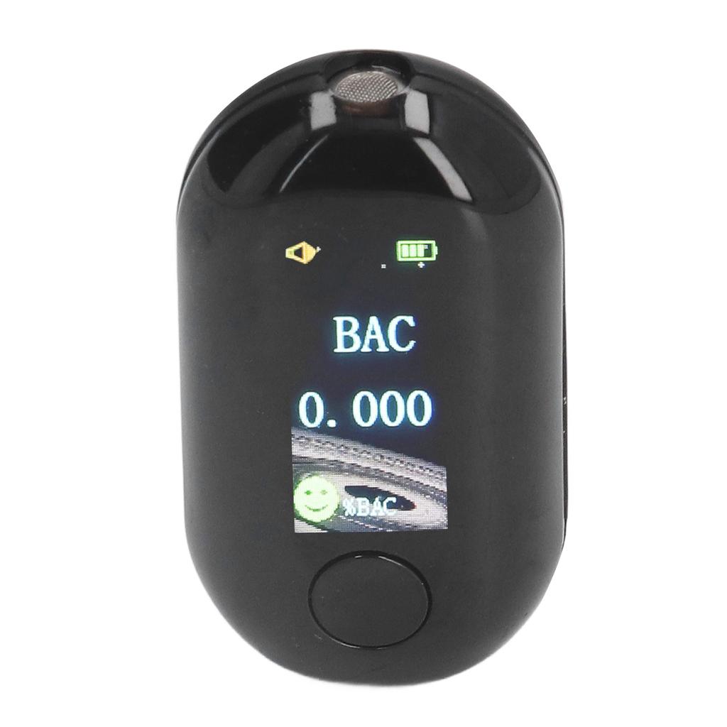 Alcohol Tester USB Charging Contactless Accurate Mini Breath Alcohol Detector with 3 Indicator