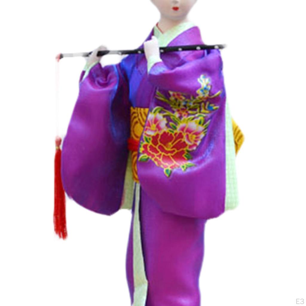 11 Inch Japanese Geisha doll 27cm Asian Kimono Figurine Decoration Gift