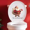 Santa Claus's Bathroom Toilet Beautification Stickers for Giving Gifts