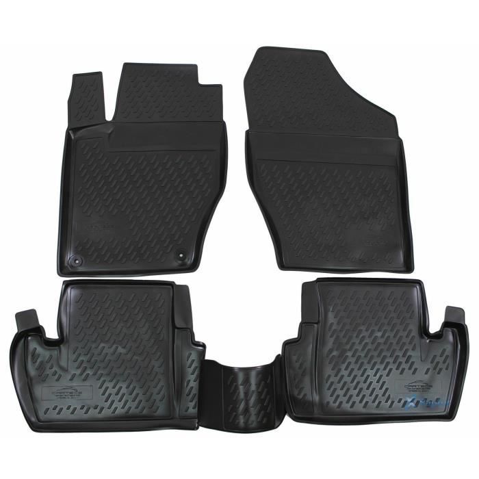 J&J AUTOMOTIVE | Tapis De Sol En Caoutchouc 3D Exclusive Pour Citroën C4 2010-2018