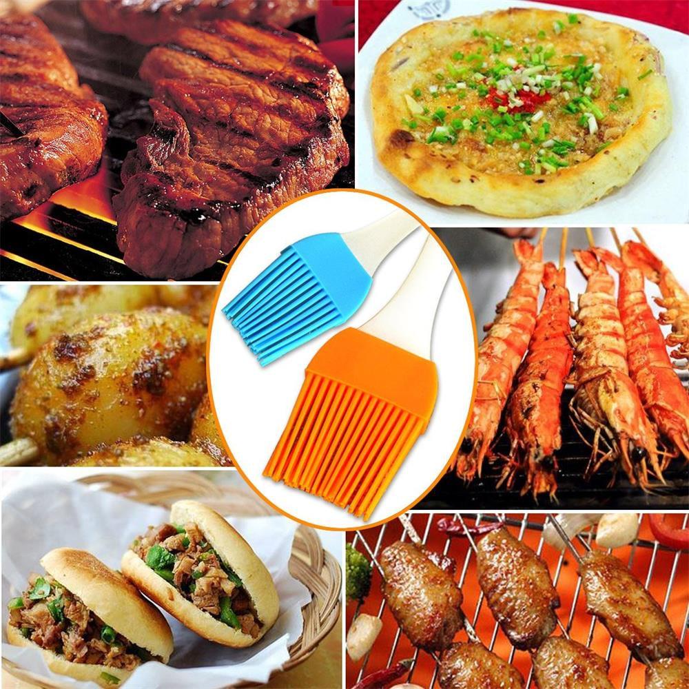 1pc Heat Resistant Silicone Basting Pastry Brushes Barbecue Brush for BBQ Grilling