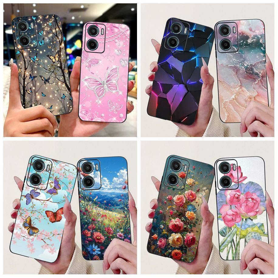 Hülle Für Motorola Moto G05 G15 E15 Abdeckung Beliebt Marmor Schmetterling Weiches Silikon Handyhülle Für MotoG05 MotoG15 G 15 G 05 Stoßfänger