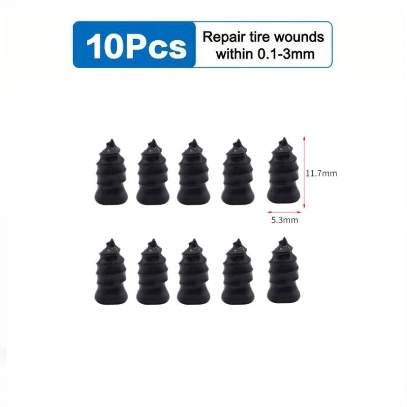 10Pcs/Set Tire Repair Rubber Nails 10Pcs Small nails