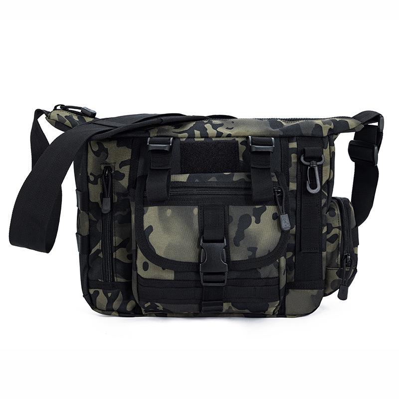 Men's Camouflage MOLLE Single Shoulder Laptop & Crossbody Bag - Fits iPad 3 & A4 Books