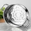 ZISIZ 304 Stainless Steel Soup Steamer Pot 24cm
