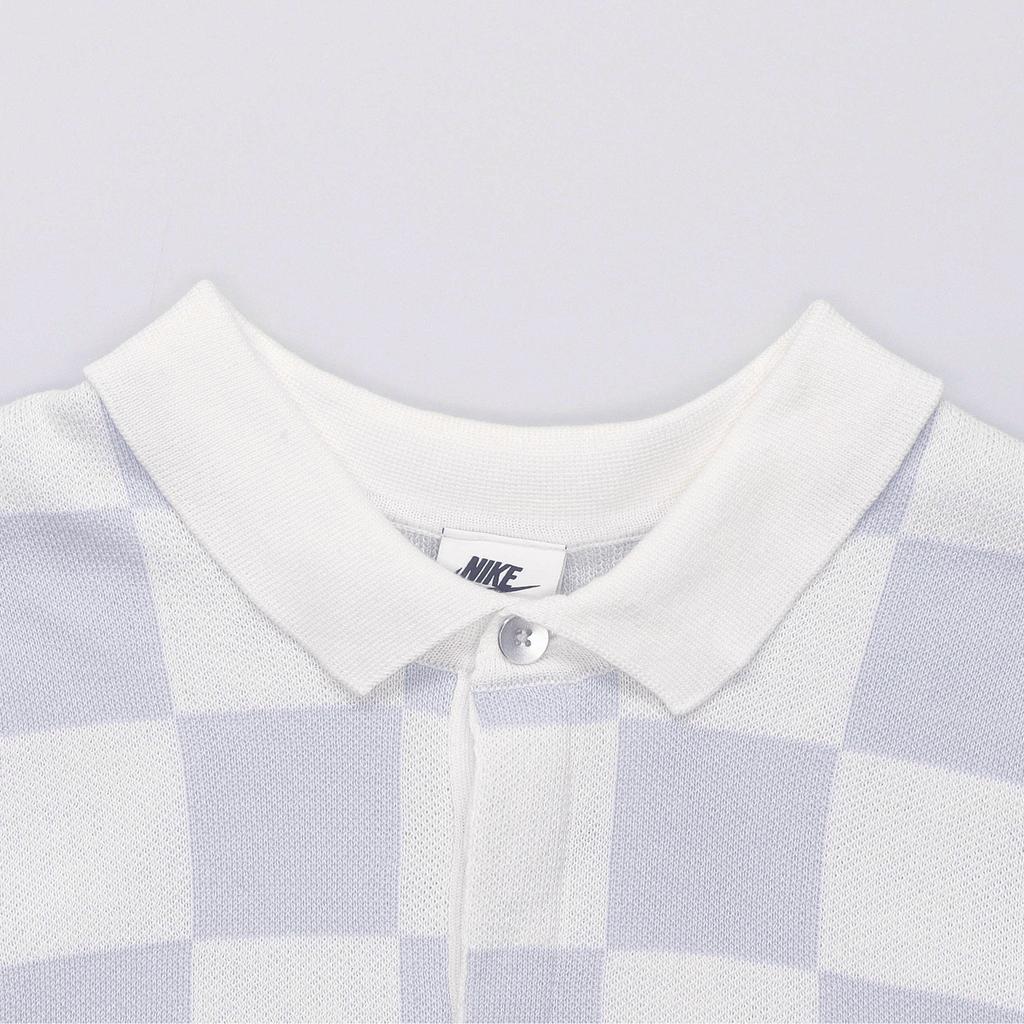 Nike Îmbrăcăminte sport Club Plaid Retro Casual Mânecă Scurtă Polo Bărbați Polo Sail FN3423-133