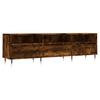 TV Cabinet, Smoked Oak, 150X30X44.5 Cm