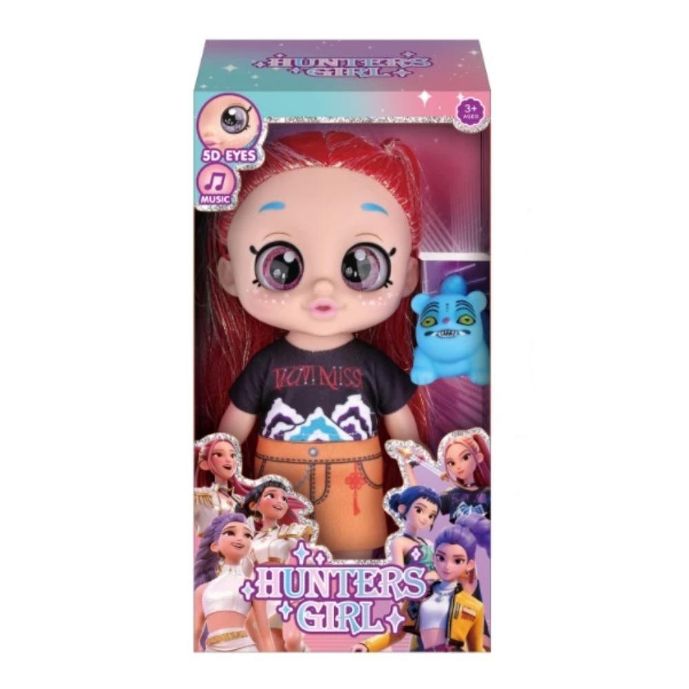 

NEW KPOP Devil Hunter Tiger Vinyl Figure Doll Toy with 5D Eyes Music Function Ideal Kids Gift Birthday Festival Present In stock