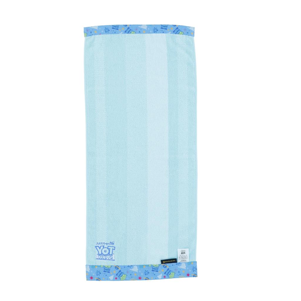 Marushin Face Disney Toy Story Space Star Antibacterial and Deodorizing 2006041700 Towel, Blue, Cotton, Treatment,