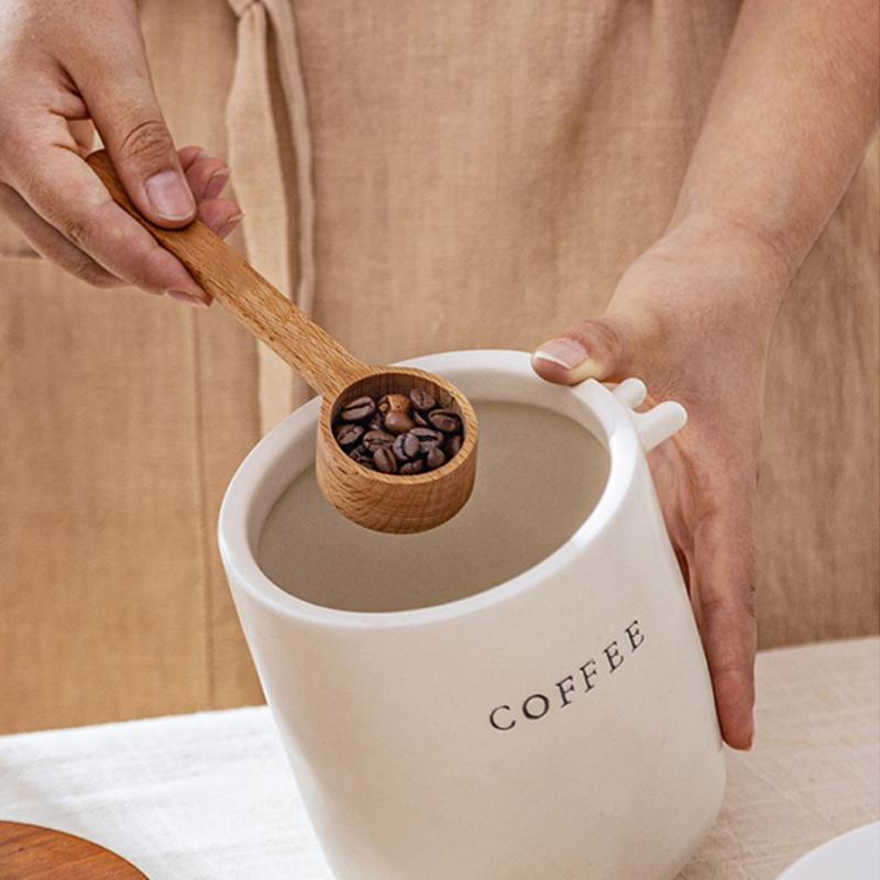 Juego de cucharas medidoras de madera, cucharas medidoras de cocina, cuchara medidora para té, café, azúcar, especias, cuchara medidora, herramientas de medición para cocinar en casa