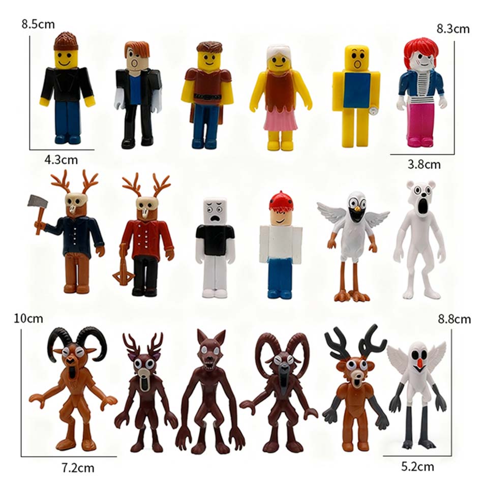 99 Nights in The Forest Figures Figures Figurine Owl Goat Wolf Deer 99 Nights in The Forest Figurine Plastic Toy Gift