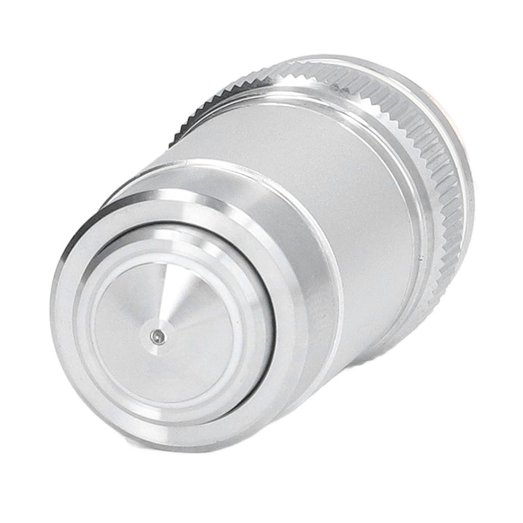 Achromatisches Objektiv Messing Verchromt 100X Hochleistungs-Mikroskopobjektiv Schnittstelle 20,2 mm