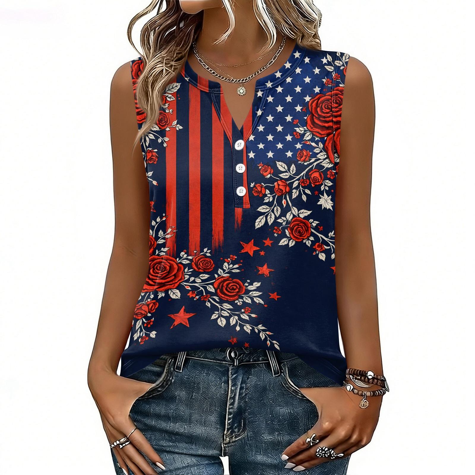 Womens Tank Tops Sleeveless Loose Fit Tops V Neck  Shirts Basic Tees L тёмно-синий