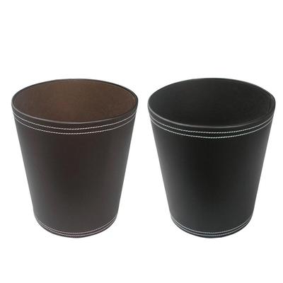 Black/ Bathroom Bedroom Office Wastebasket Garbage Bin Trash Can Waste Storage Basket