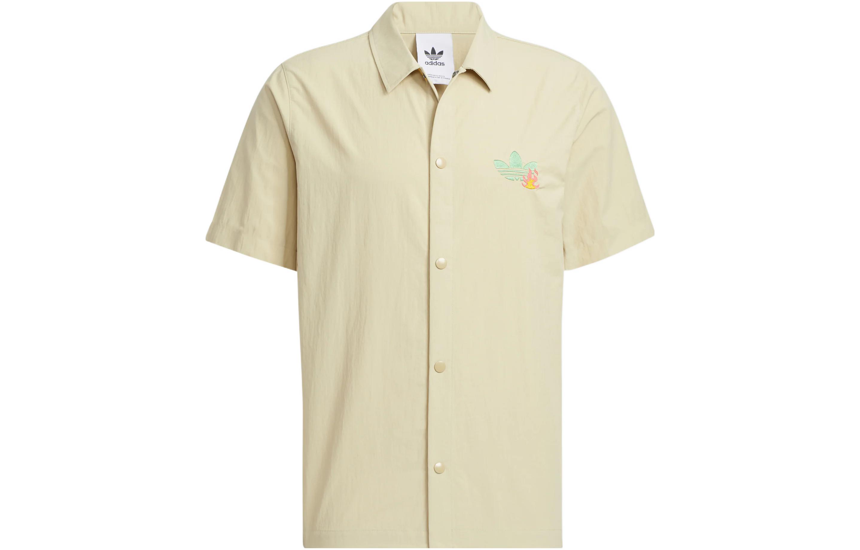 Adidas Originals Shirt Men s Khaki HM8040 S