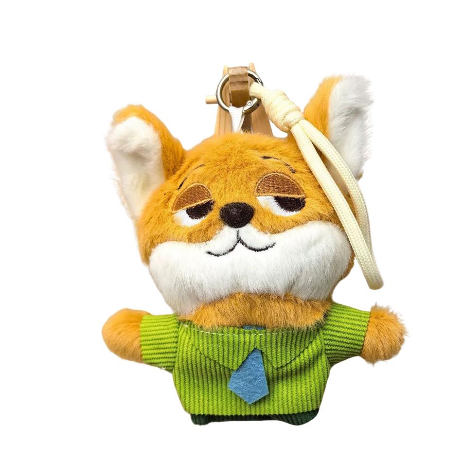 Najnowsza Pluszowa Zawieszka Zootopia Lisek Nick i Króliczka Judy Urocza pluszowa zabawka zwierzątko zaprojektowana dla Dzieci i Fanów Prezent Świąteczny